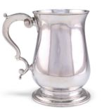 A GEORGE III SILVER MUG