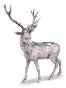 AN ELIZABETH II SILVER ROYAL STAG