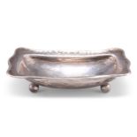 AN ARTS AND CRAFTS SMALL SILVER DISH