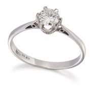 A SOLITAIRE DIAMOND RING