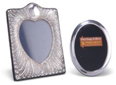 TWO SILVER PHOTOGRAPH FRAMES