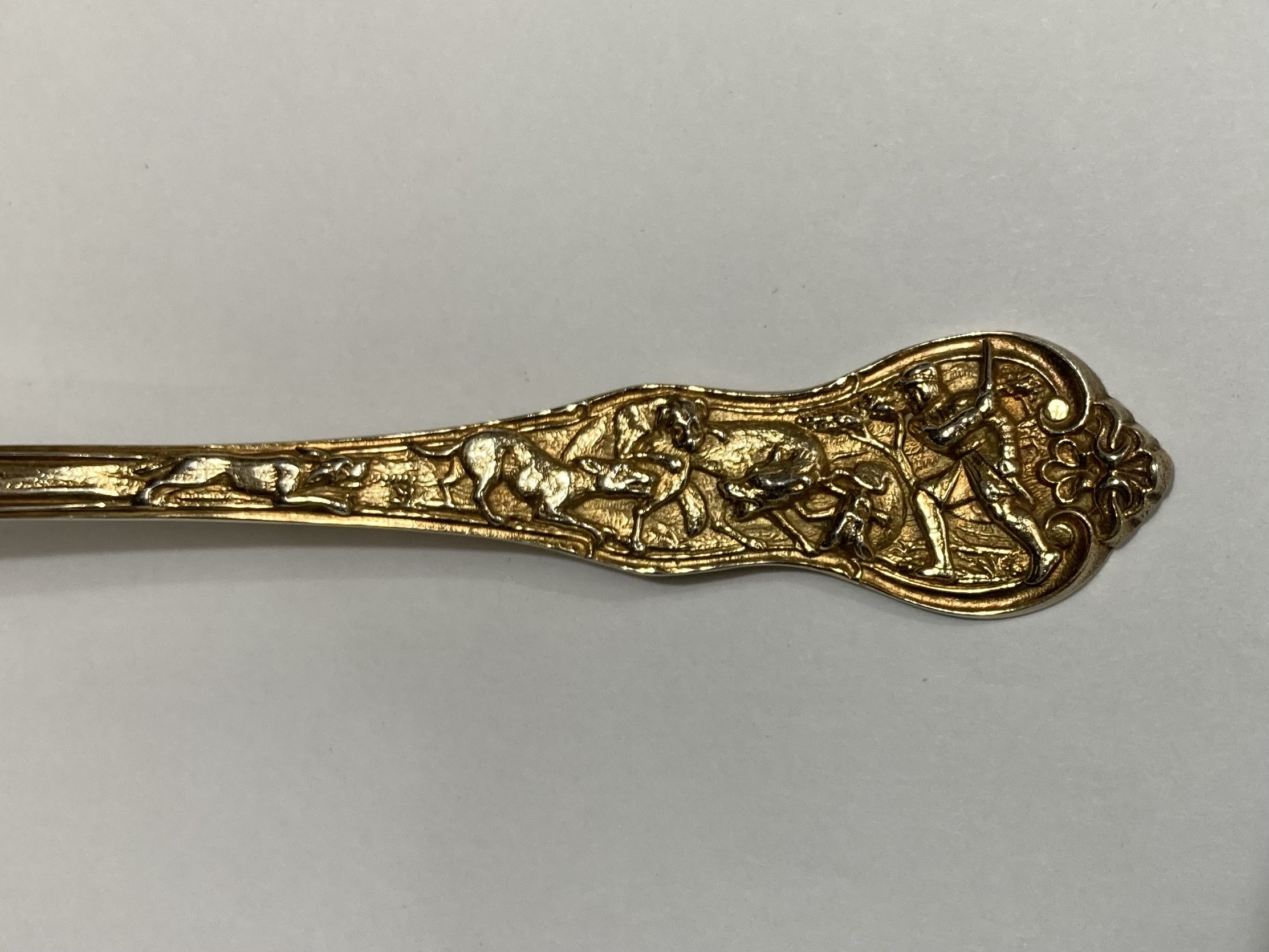 A FRENCH RARE SILVER-GILT SAUCE LADLE, EARLY 19TH CENTURY - Image 2 of 5