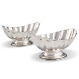 A PAIR OF EDWARDIAN SILVER BON-BON DISHES