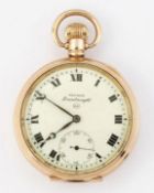 A RECORD DREADNOUGHT POCKET WATCH