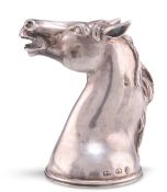 A HANAU SILVER HORSE STIRRUP CUP