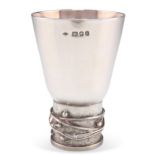 AN ELIZABETH II SILVER BEAKER