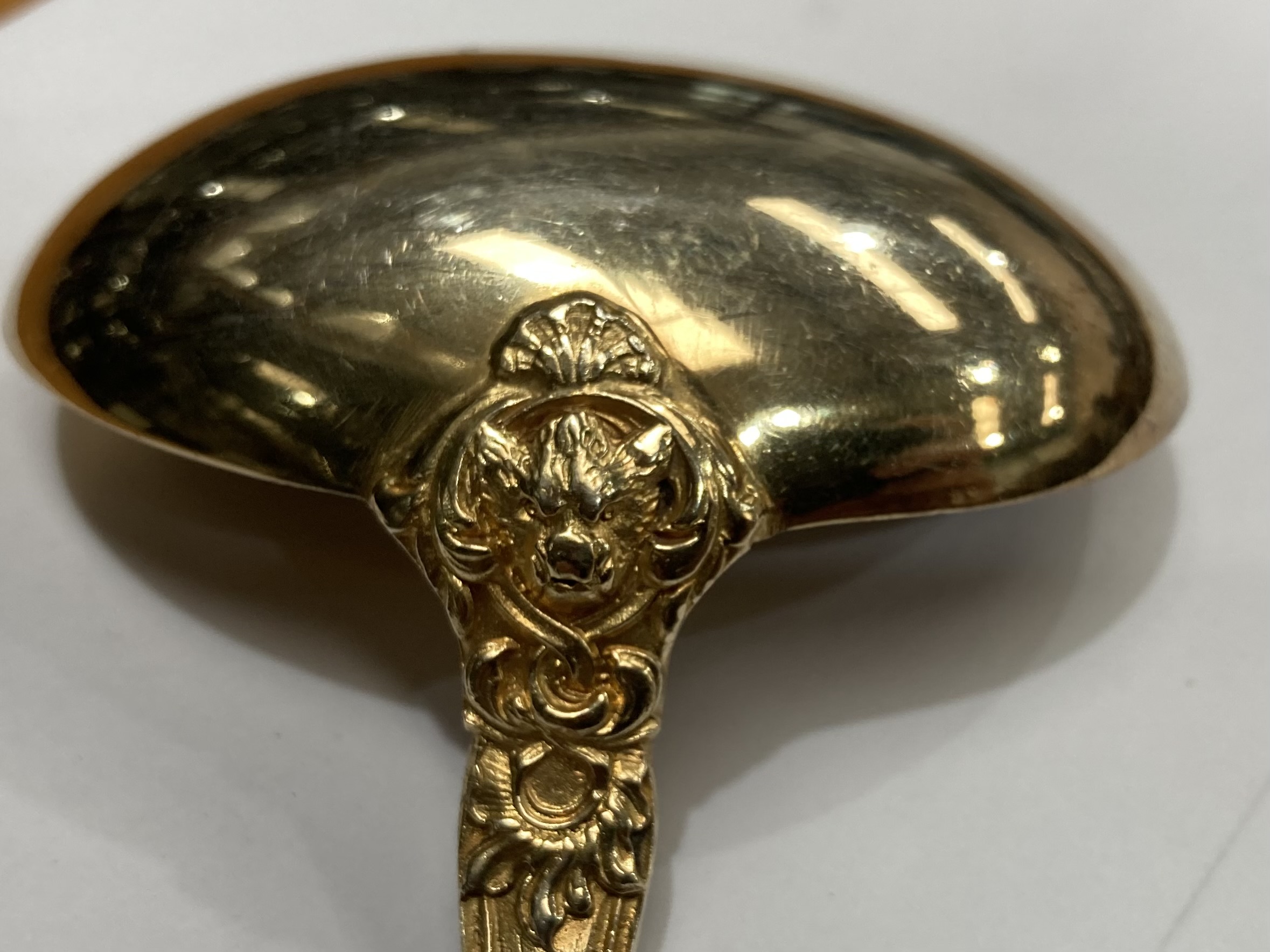 A FRENCH RARE SILVER-GILT SAUCE LADLE, EARLY 19TH CENTURY - Image 5 of 5