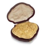 A GEORGE II GOLD SNUFF BOX, APPARENTLY UNMARKED, CIRCA 1740