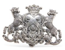 A WHITE METAL LIVERY BADGE, 19TH CENTURY