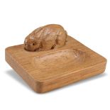 PETER HEAP, A RABBITMAN OAK PIN TRAY