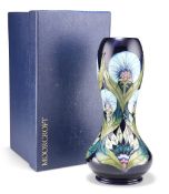 A MOORCROFT 'WINDSOR CARNATION' LIMITED EDITION LARGE VASE