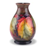 A WILLIAM MOORCROFT FLAMBÉ POTTERY VASE