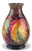 A WILLIAM MOORCROFT FLAMBÉ POTTERY VASE