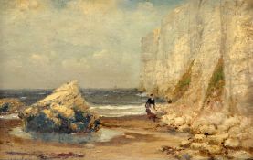 HUGH S. HELMSLEY (BRITISH 19TH/20TH CENTURY), 'SPEETON CLIFFS'