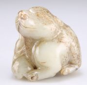 A CHINESE JADE ANIMAL GROUP