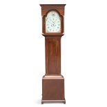 AN EARLY 19TH CENTURY WELSH MAHOGANY EIGHT-DAY LONGCASE CLOCK