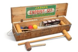 A JAQUES CROQUET SET