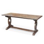 AN 18TH CENTURY OAK FARMHOUSE TABLE