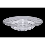 A BACCARAT LARGE CUT GLASS BOWL