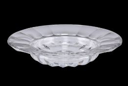 A BACCARAT LARGE CUT GLASS BOWL