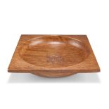 LYNDON HAMMELL, A CAT AND MOUSE MAN SQUARE OAK DISH