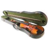 A 1/2 SIZED VIOLIN