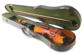 A 1/2 SIZED VIOLIN