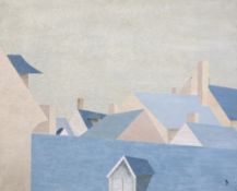 JEAN HAMILTON (1909-2010), ROOFTOPS IN HONFLEUR