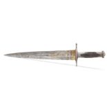 A LATE 19TH CENTURY RUSSIAN HUNTING DAGGER