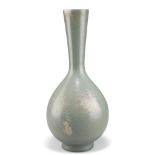 A CHINESE CELADON BOTTLE VASE