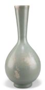 A CHINESE CELADON BOTTLE VASE