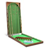 A FOLDING TABLE-TOP BAR BILLIARDS BOARD