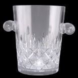 A CARTIER GILLES CRYSTAL ICE BUCKET