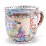 AN 18TH CENTURY CHINESE EXPORT COFFEE CUP