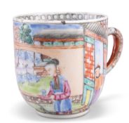AN 18TH CENTURY CHINESE EXPORT COFFEE CUP
