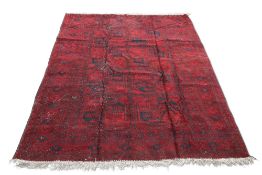 AN AFGHAN CARPET