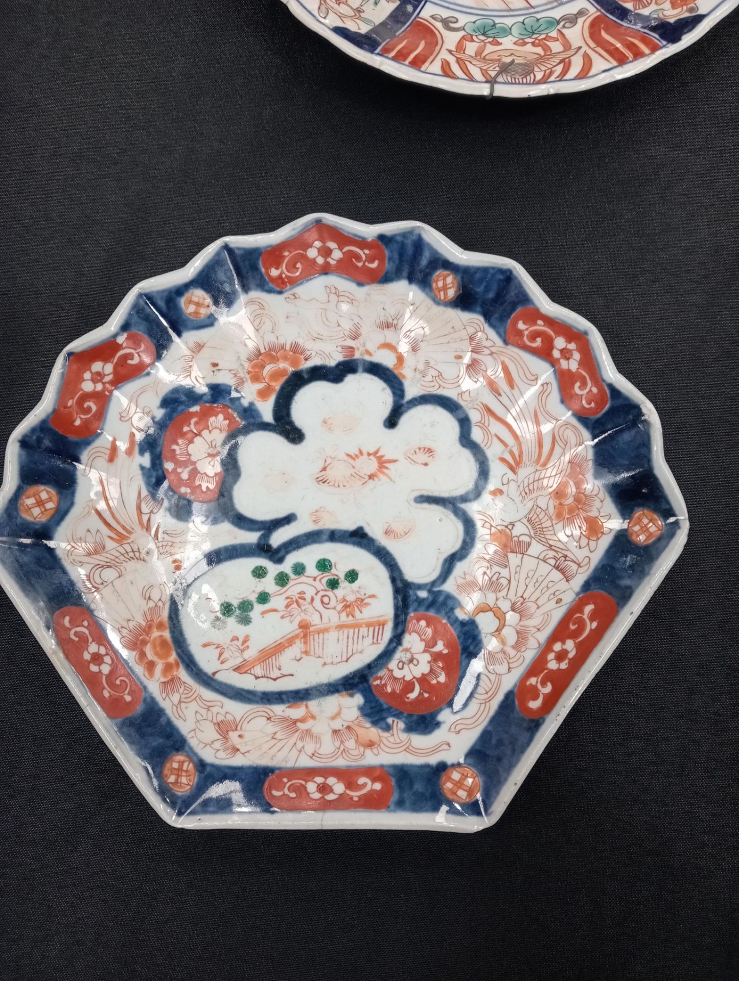 SEVEN JAPANESE IMARI PLATES - Bild 4 aus 8