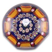 A PAUL YSART MILLEFIORI GLASS PAPERWEIGHT, CIRCA 1930S