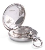 AN EDWARDIAN SILVER SOVEREIGN CASE