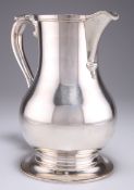 AN ELIZABETH II LARGE SILVER BEER JUG