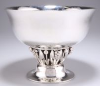 A GEORG JENSEN STERLING SILVER BOWL