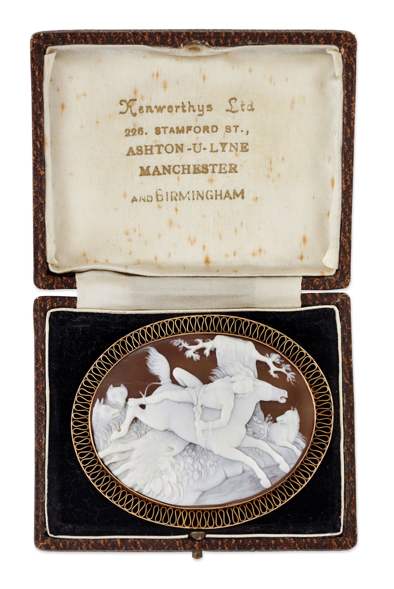 A 19TH CENTURY SHELL CAMEO BROOCH - Image 2 of 3