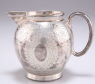 A VICTORIAN SILVER CREAM JUG