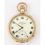 A RECORD DREADNOUGHT POCKET WATCH