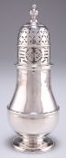 A QUEEN ANNE BRITANNIA STANDARD SILVER CASTER