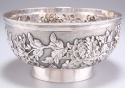 A CHINESE SILVER BOWL