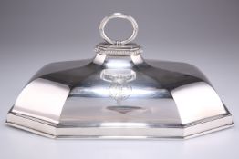 A RARE GEORGE III SILVER DISH COVER