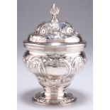 A GEORGE III SILVER SUGAR BOX