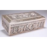 AN INDIAN WHITE-METAL BOX