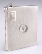 A GEORGE V SILVER CIGARETTE CASE